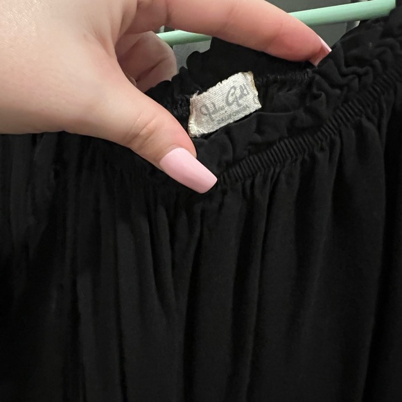 Brandy Melville black off-shoulder long sleeve blouse - OS - Picture 3 of 3